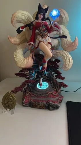 Ahri Jimei Palace Original Completa Com Caixa Estado Novo Rara