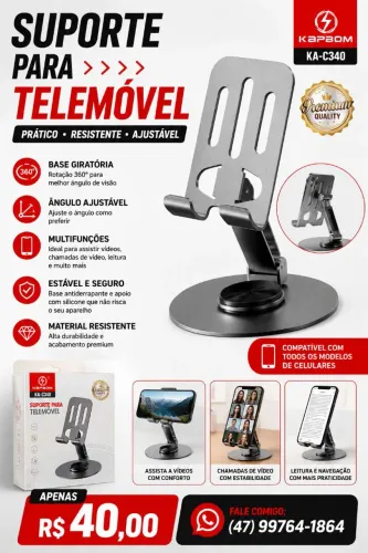 Suporte p/ celular mesa