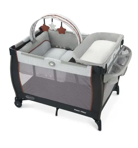 Berço Portátil Graco Cinza Escuro - Pack 'n Play Playard Anywhere Dreamer