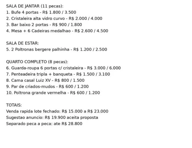 Moves para mobiliár casa