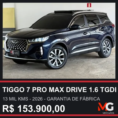 Chery Tiggo 7 Pro MAX Drive 1.6 Turbo 16V Aut. 2026
