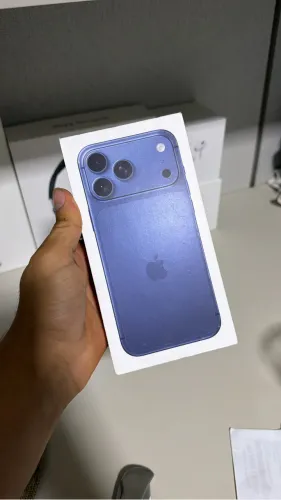 ? IPHONE 17 PRO MAX AZUL - 256GB | NOVO E LACRADO ?