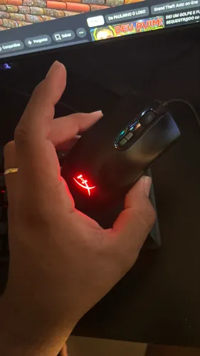 Vendo teclado e mouse HyperX em perfeitas condições/ ACEITO PROPOSTAS E TROCAS