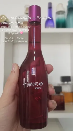 Perfume humor próprio humor rosa natura