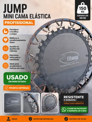 Jump Mini Cama Elastica Profissional Academia 150 Kg