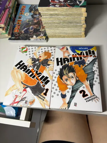 Mangá haikyuu volumes 1 e 2