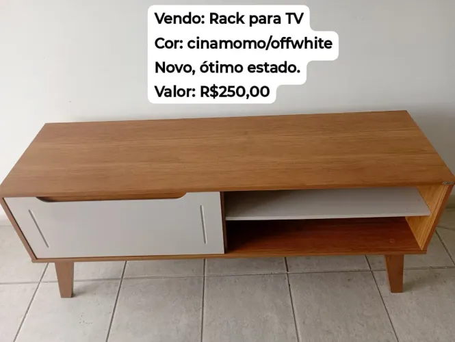 Rack para TV - cinamomo/offwhite