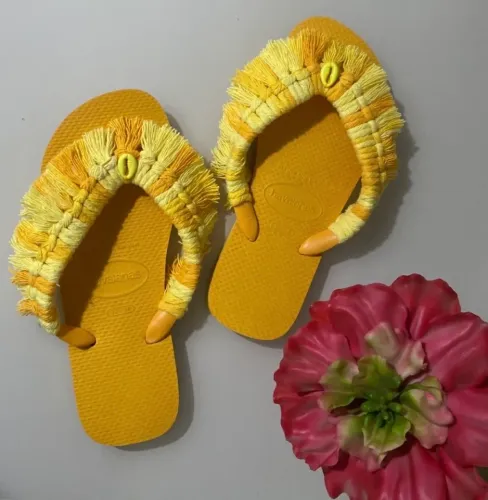 Havaianas customizadas várias numerações