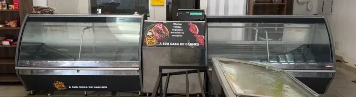 Expositor de carnes p/ açougue