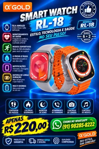 Relógio smart duplo para casal