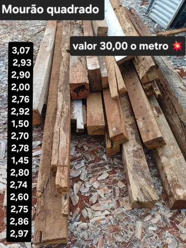 Palanque/Mourão quadrado