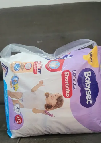 Fraldas Babysec Premium Shortinho Xxg