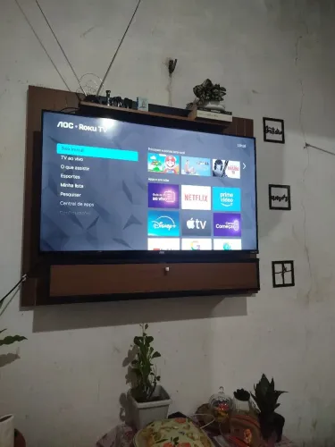 ? SMART TV AOC ROKU TV 43" - SEMINOVA, PERFEITO ESTADO