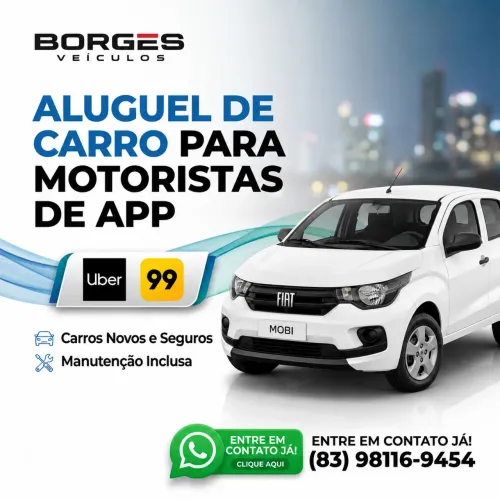 Aluguel Locação de carros para aplicativo 