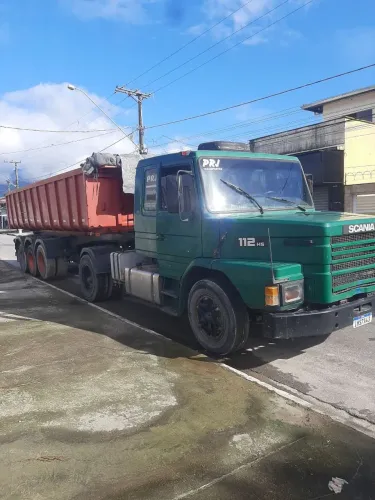 Caminhão conjunto cavalo carreta scania