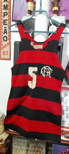 Camiseta flamengo ( basquete ) anos 50 / ceppo número 5