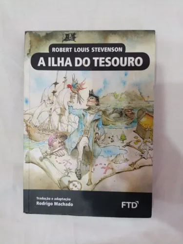 Livro "A ilha do tesouro" de Robert Louis Stevenson