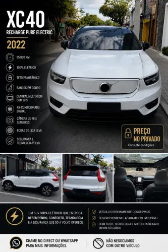 Volvo XC40 XC 40 Recharge Pure Eletric (elétrico) 2022
