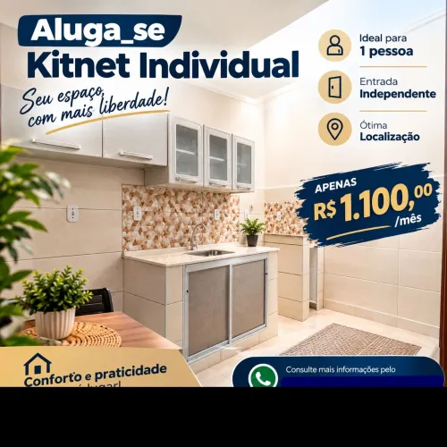 Aluga_se Kitnet no Bairro Nova Jaguariúna
