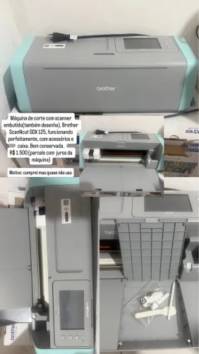 Máquina de corte ScanNcut Brother sdx 125