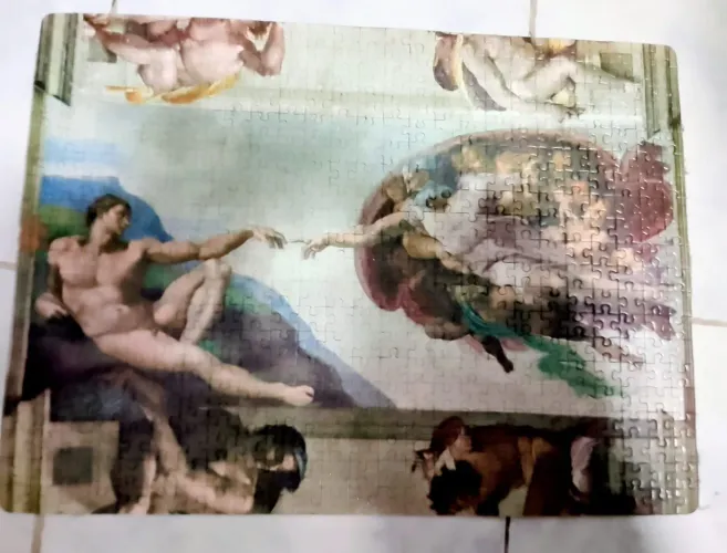 Arte e decoração em quebra cabeça 