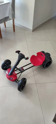 Kart Elétrico Infantil Vermelho 6V Controle Remoto