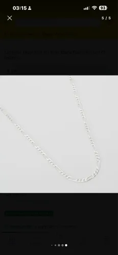 Corrente de prata 925 masculina