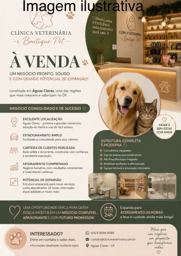 Clínica Veterinária Completa À Venda em Águas Claras