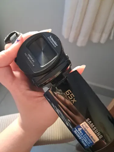 Filmadora Samsung de bolso