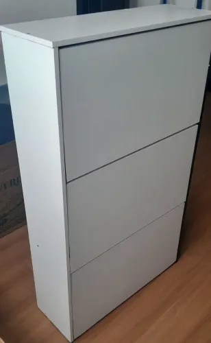 Sapateira basculante branca 18 pares