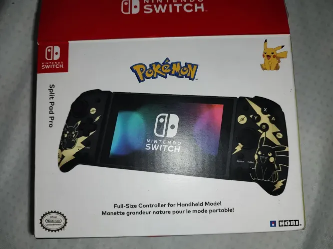 Joy cons edição especial Pikachu, controles pro.