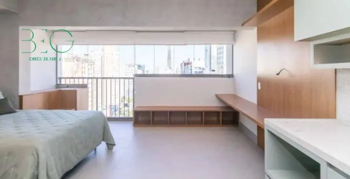 Studio com 1 dormitório à venda, 32 m² por R$ 520. - Consolação - São Paulo/SP