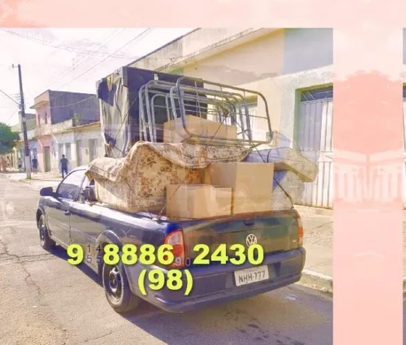 Frete para toda a região com carro aberto, rápido e seguro