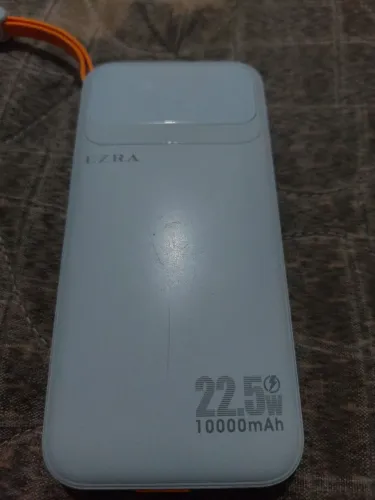 Power Bank Ezra 10.000mAh 22.5W Turbo Com Cabos Embutidos