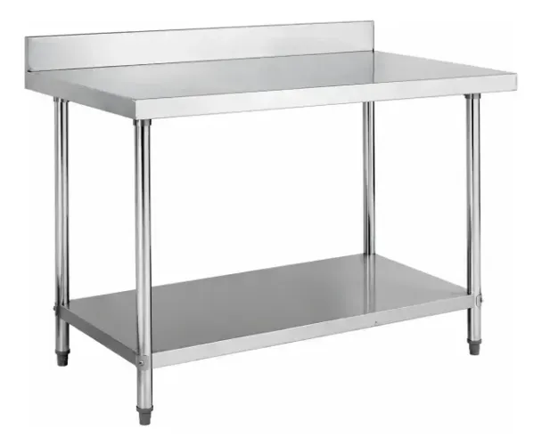 Mesa Em Inox Bancada Industrial 1mt X 65cm