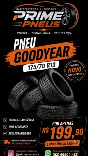 Pneus Goodyear Originais - 175/70 R13