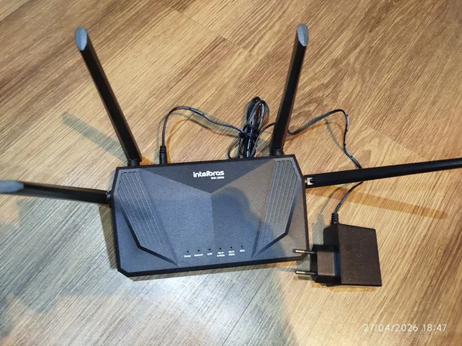Roteador Wireless Wi-fi 6 AX 1500 dual band Cor Preto 110v/220v