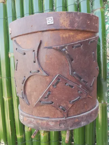 Balde de couro antigo Grécia antiga 