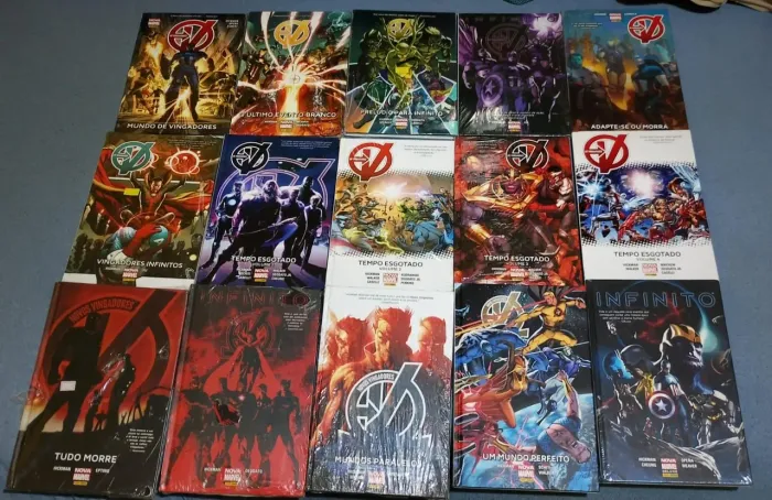Vingadores Nova Marvel Deluxe fase Jonathan Hickman coleção completa
