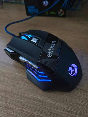 Mouse Gamer MS-G260 - Design Ergonomico, Ajuste de DPI e Iluminacao LED. NOVO