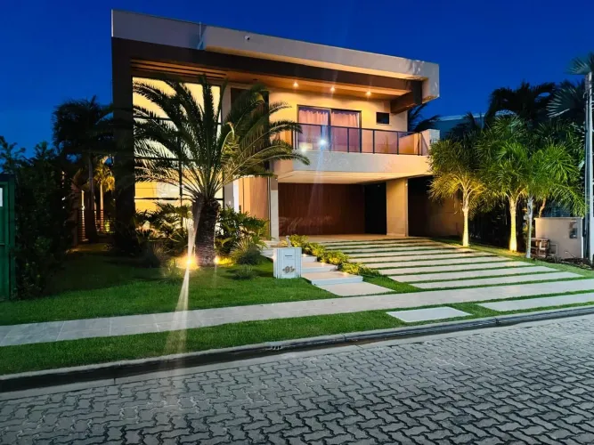 Casa pra locação no Alphaville Fortaleza, projetada e mobiliada, oportunidade 