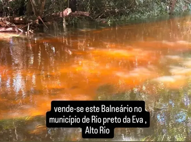 sítio na beira do rio, em Rio preto da Eva, Alto Rio