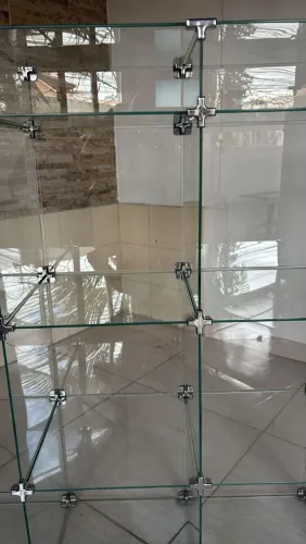 Balcão de vidro expositor grande 