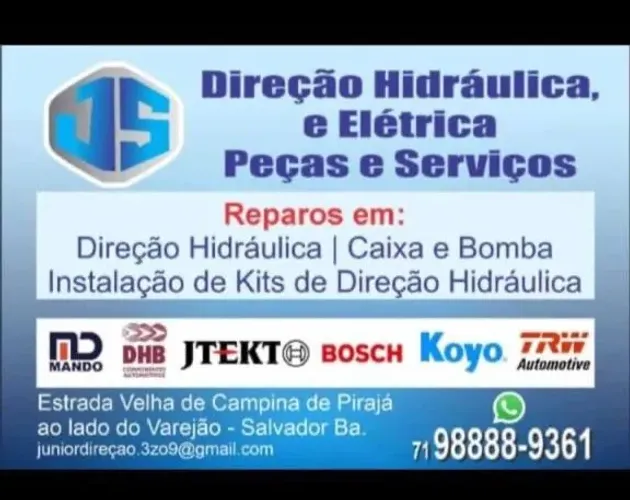 Direção hidráulica e elétrica 