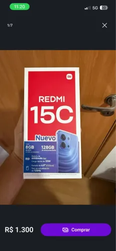 Redmi 15 C 128 giga