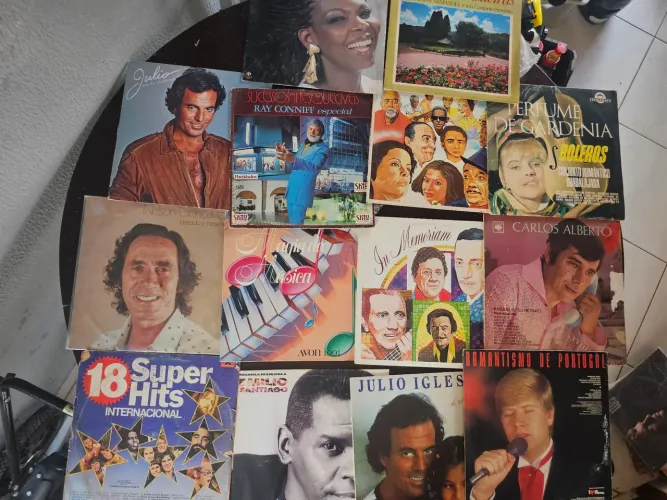 Lote Discos de Vinil - MPB, Novelas e Românticos - Promoção Leve 10