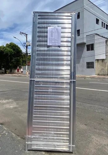 Entregas rápidas - PORTA DE ALUMÍNIO 60CM 70CM 80CM - promoção