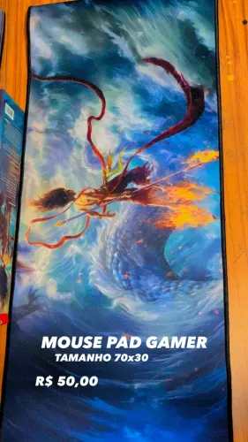 Mouse pad gamer tamanho 70x30