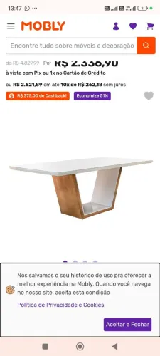 Mesa Jantar 2.00x1.00m para 8 lugares 
