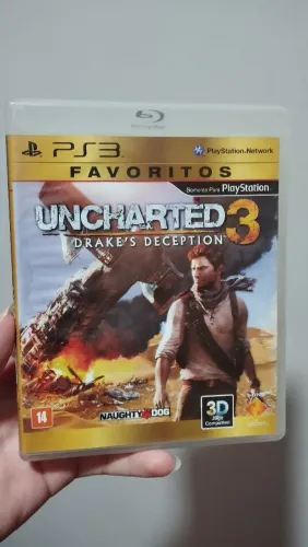 Uncharted 3: Drake's Deception - PS3 Mídia Física